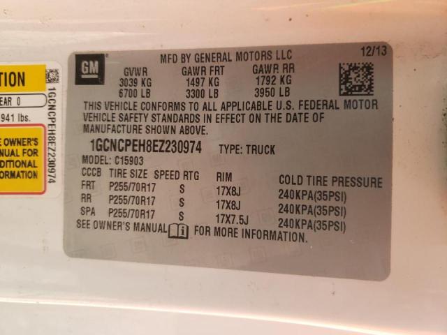 2014 CHEVROLET SILVERADO - 1GCNCPEH8EZ230974
