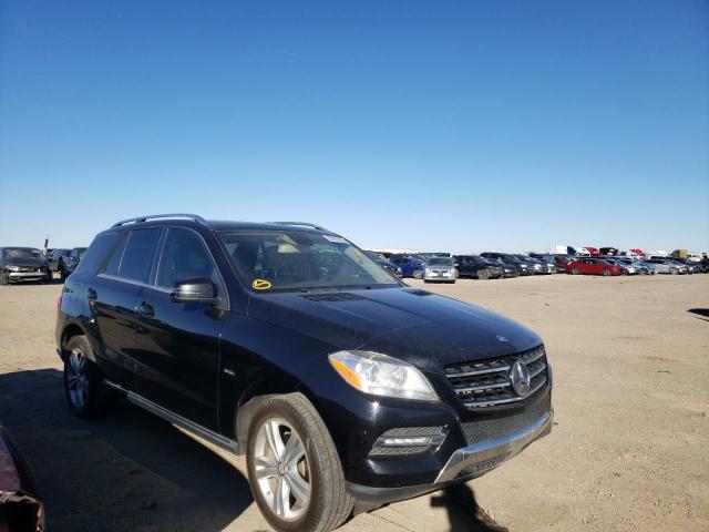 Salvage cars for sale from Copart Amarillo, TX: 2012 Mercedes-Benz ML 350 4matic