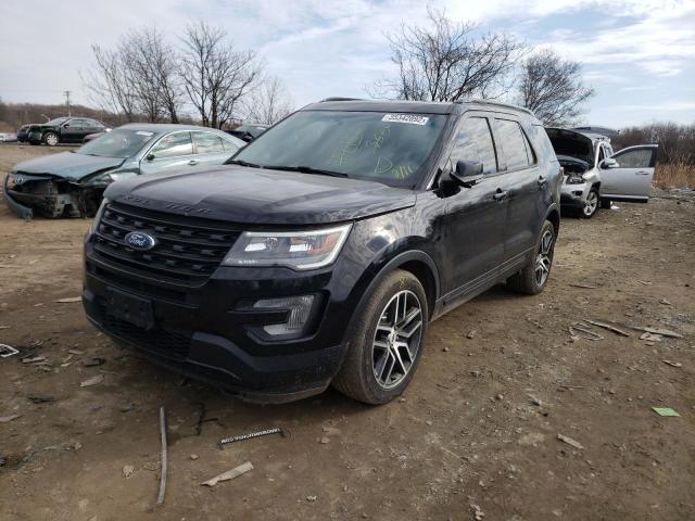 1FM5K8GT1HGA53299 Ford Explorer S 2017. Фото: 1