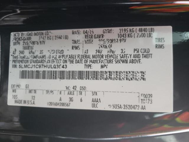 2017 LINCOLN MKC PREMIE 5LMCJ1C97HUL03543