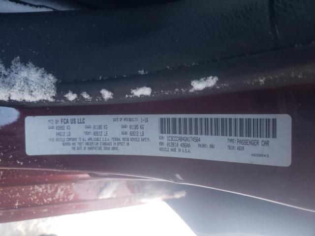 1C3CCCAB4GN174564 Chrysler 200 Limite 2016. Фото: 9