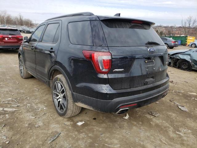 1FM5K8GT1HGA53299 Ford Explorer S 2017. Фото: 2
