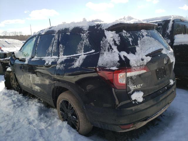 2021 HONDA PILOT BLAC 5FNYF6H76MB089943