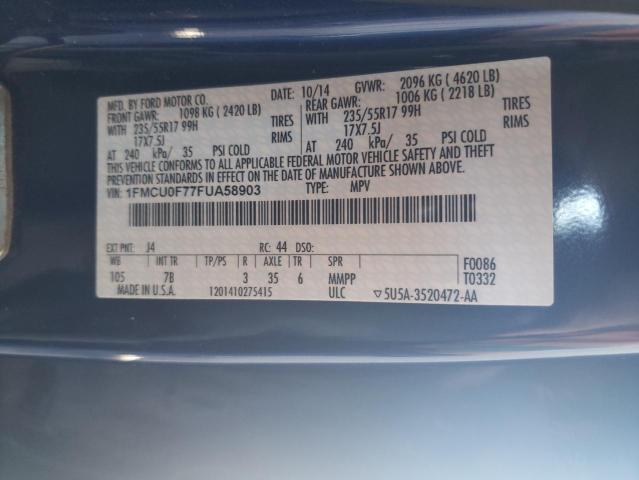 2015 FORD ESCAPE S - 1FMCU0F77FUA58903