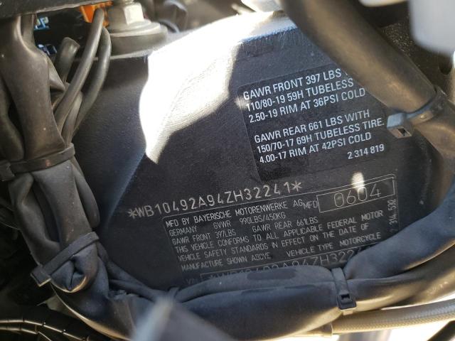 2004 BMW R1150 GS A WB10492A94ZH32241