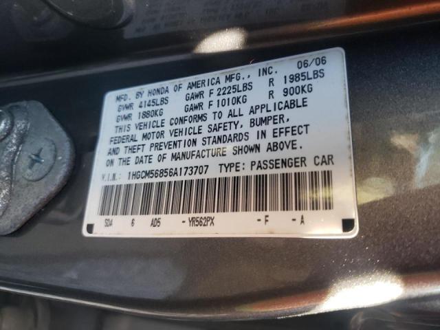 1HGCM56856A173707 Honda Accord Ex 2006. Фото: 9