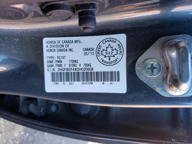 2013 HONDA CIVIC LX - 2HGFB2F4XDH020608