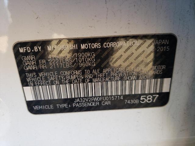 2015 MITSUBISHI LANCER SE JA32V2FW0FU015714