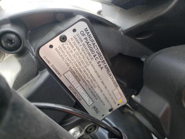 2021 APRILIA TUONO ZD4KSUE00MS000629