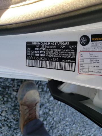 2018 MERCEDES-BENZ S 450 WDDUG6GBXJA389139
