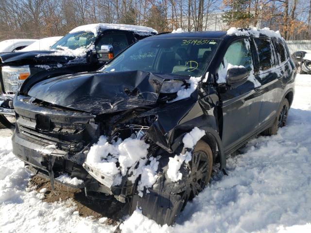 2021 HONDA PILOT BLAC 5FNYF6H76MB089943