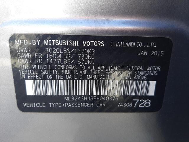 2015 MITSUBISHI MIRAGE DE ML32A3HJ8FH040375