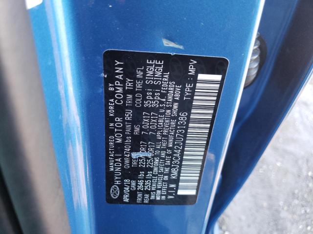 2018 HYUNDAI TUCSON SEL KM8J3CA42JU731386