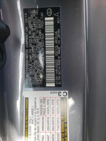 2015 LEXUS RC 350 JTHHE5BCXF5001563