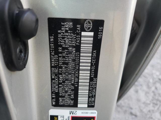 2010 TOYOTA CAMRY BASE - 4T1BF3EK7AU100525