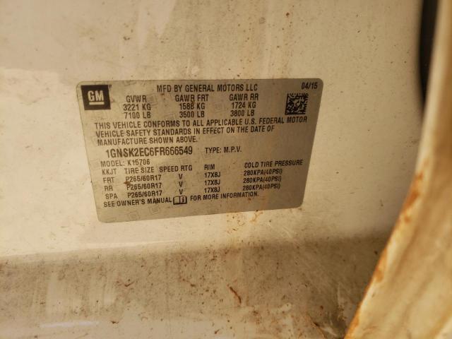 2015 CHEVROLET TAHOE POLI 1GNSK2EC6FR666549