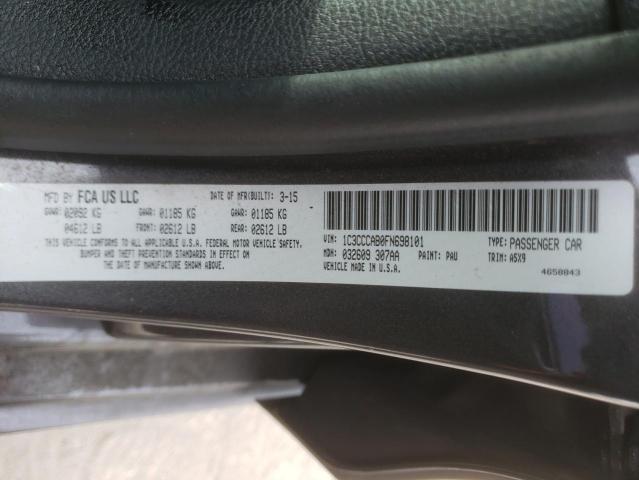 1C3CCCAB0FN698101 Chrysler 200 Limite 2015. Фото: 9