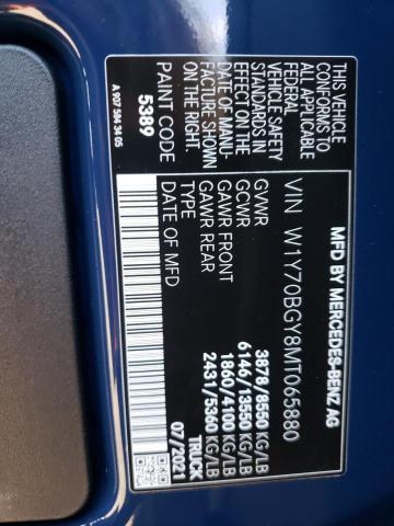 2021 MERCEDES-BENZ SPRINTER 1 W1Y70BGY8MT065880