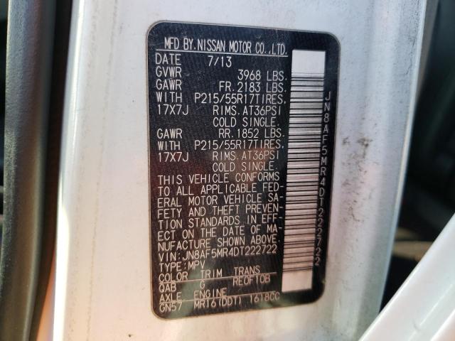 JN8AF5MR4DT222722 Nissan Juke S 2013. Фото: 9