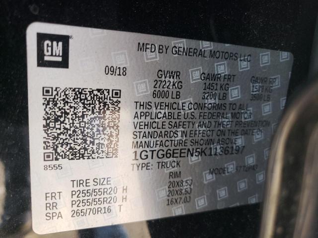 2019 GMC CANYON DEN 1GTG6EEN5K1136197
