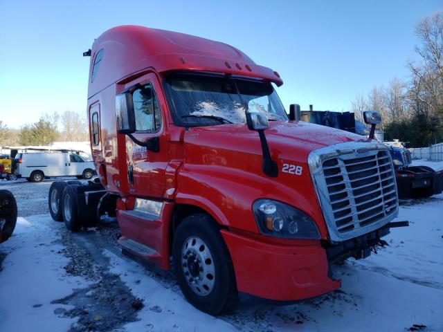 Salvage trucks for sale at Warren, MA auction: 2016 Freightliner Cascadia 1