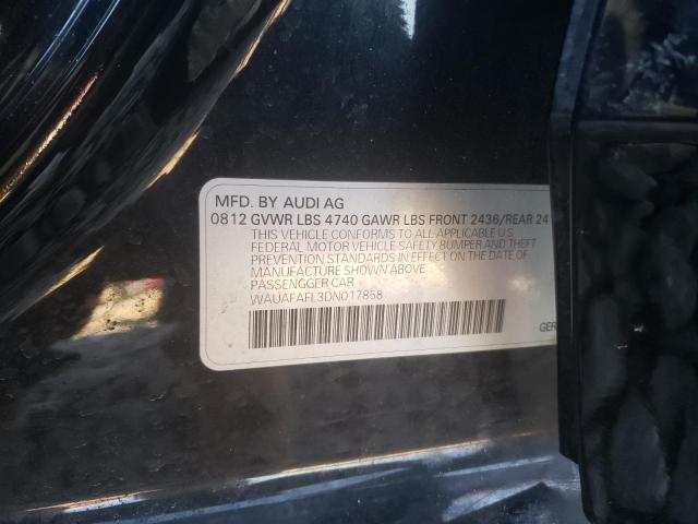 2013 AUDI A4 PREMIUM - WAUAFAFL3DN017858