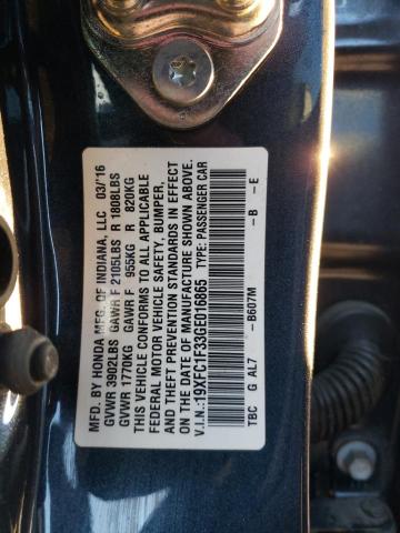 2016 HONDA CIVIC EX - 19XFC1F33GE016865