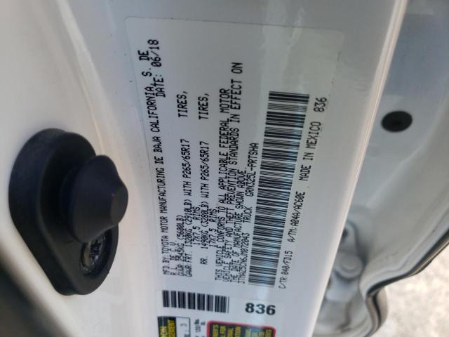 3TMAZ5CN6JM072043 Toyota Tacoma Dou 2018. Фото: 9