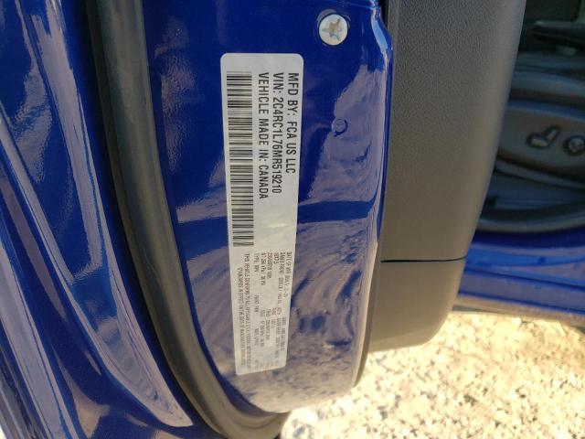 2021 CHRYSLER PACIFICA 2C4RC1L76MR519210