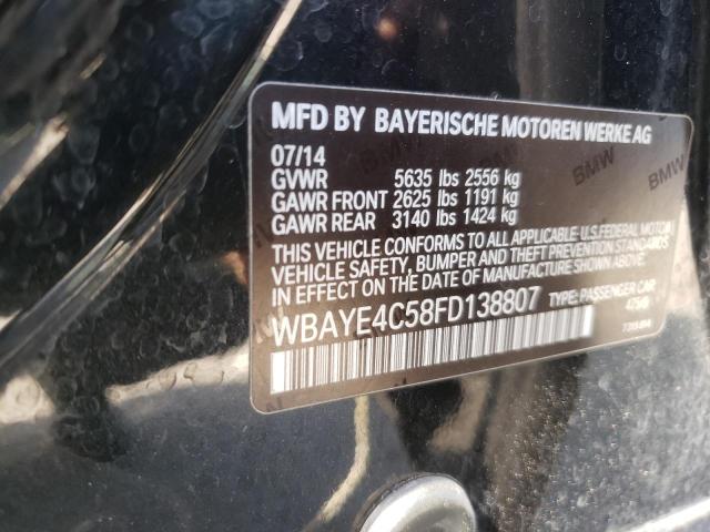 2015 BMW 740 LI WBAYE4C58FD138807