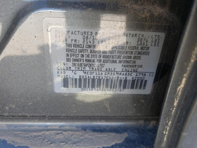 2019 NISSAN SENTRA S - 3N1AB7AP2KY213787