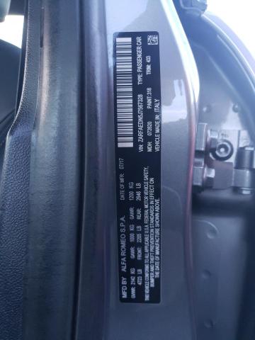 2018 ALFA ROMEO GIULIA Q4 ZARFAEDN5J7567328