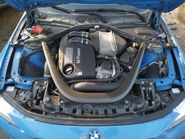  BMW M4 2017 Синій