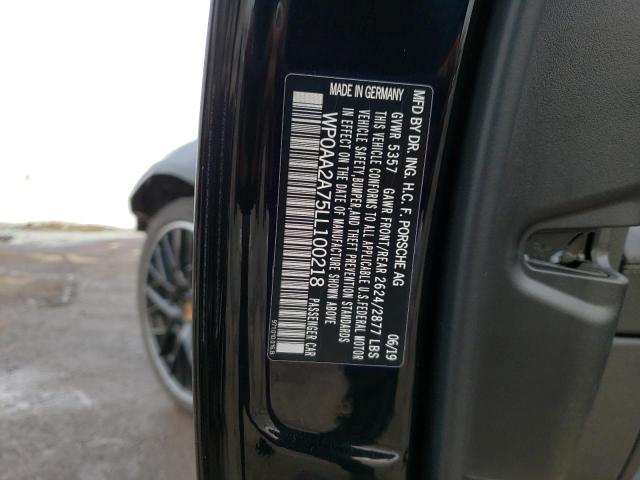 2020 PORSCHE PANAMERA B WP0AA2A75LL100218