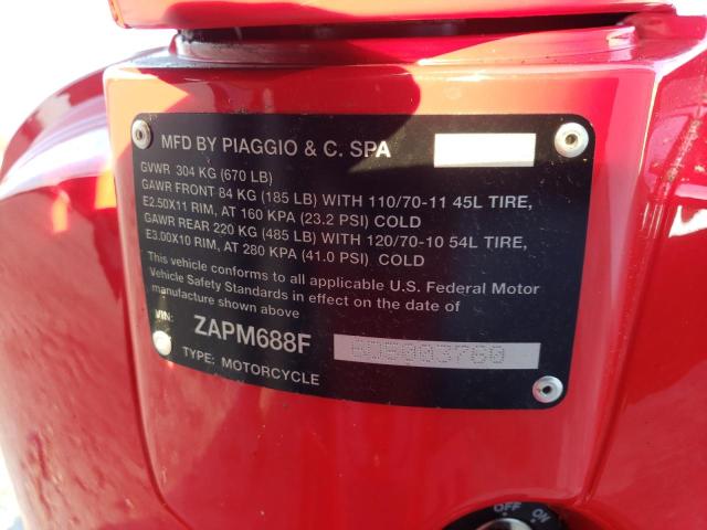 2013 VESPA LX 150IE ZAPM688F6D5003760