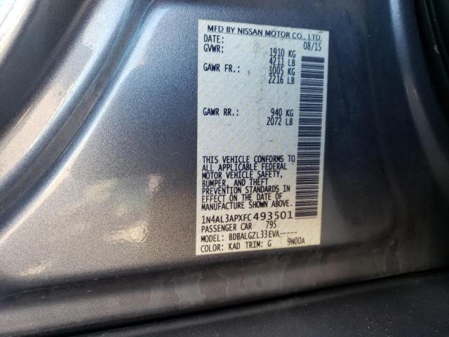 2015 NISSAN ALTIMA 2.5 - 1N4AL3APXFC493501