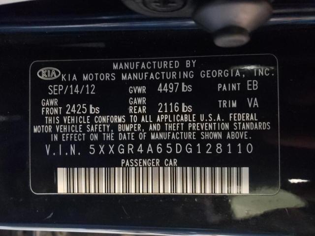 2013 KIA OPTIMA SX - 5XXGR4A65DG128110