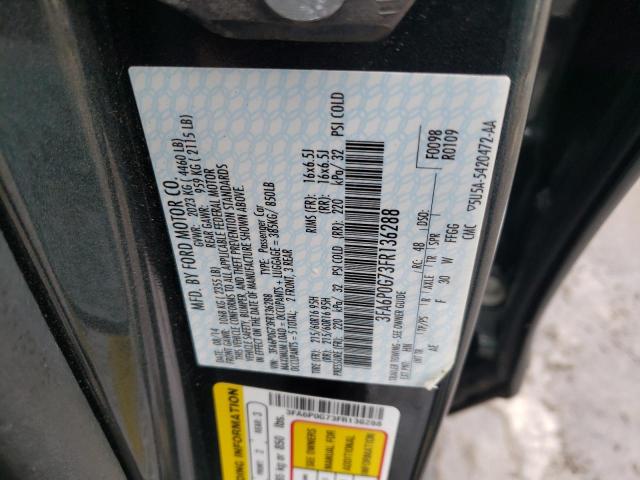 2015 FORD FUSION S 3FA6P0G73FR136288
