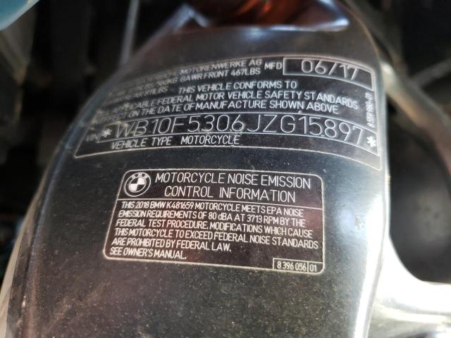 2018 BMW K1600 B WB10F5306JZG15897