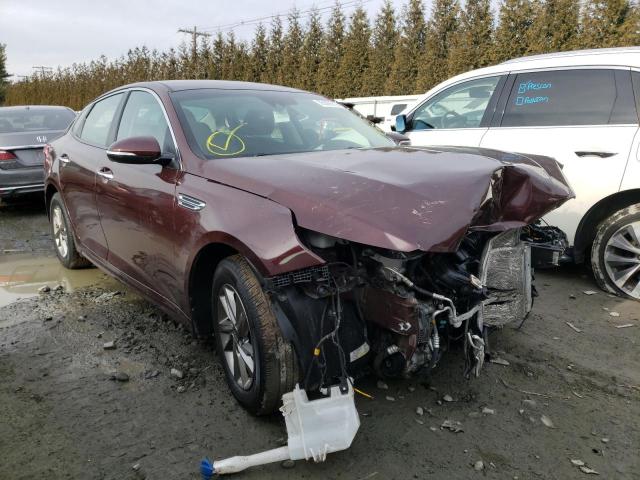 Salvage cars for sale from Copart Windsor, NJ: 2019 KIA Optima LX