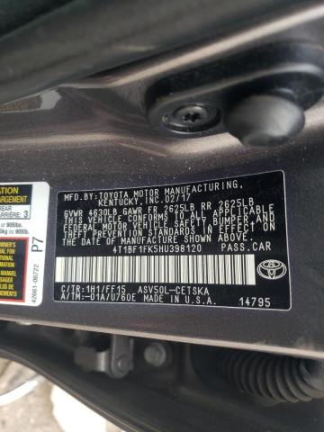 2017 TOYOTA CAMRY LE - 4T1BF1FK5HU398120