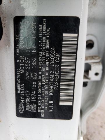 2017 HYUNDAI ACCENT SE KMHCT4AE3HU340524