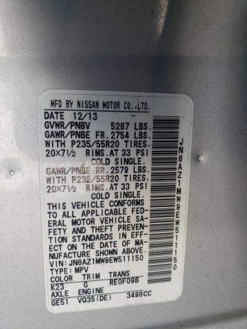 2014 NISSAN MURANO S - JN8AZ1MW9EW511150