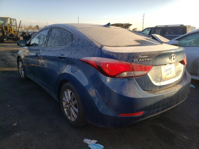 KMHDH4AE8GU511109 Hyundai Elantra Se 2016. Фото: 2