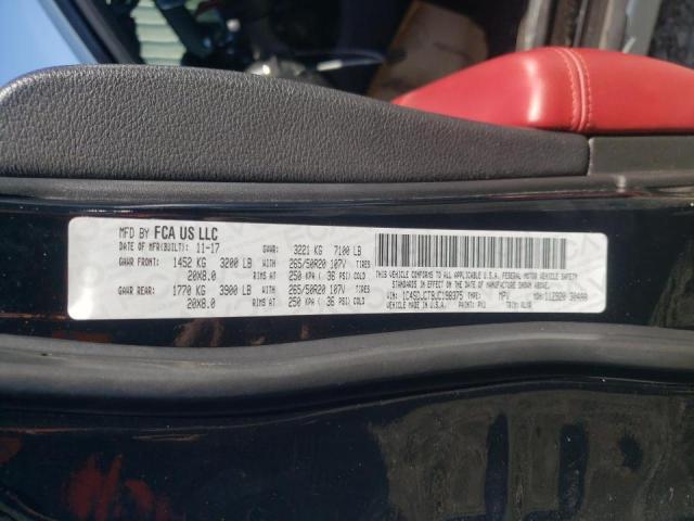 2018 DODGE DURANGO R/ - 1C4SDJCT9JC198375