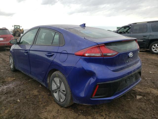 2019 HYUNDAI IONIQ BLUE - KMHC65LC3KU173792