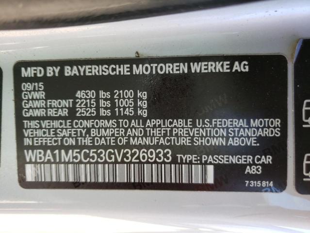 2016 BMW M235XI WBA1M5C53GV326933