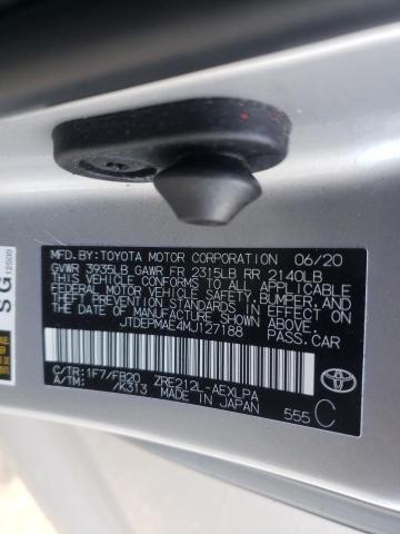 2021 TOYOTA COROLLA LE JTDEPMAE4MJ127188