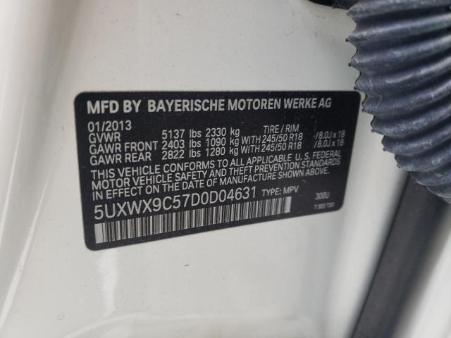 5UXWX9C57D0D04631 Bmw X3 Xdrive2 2013. Фото: 9