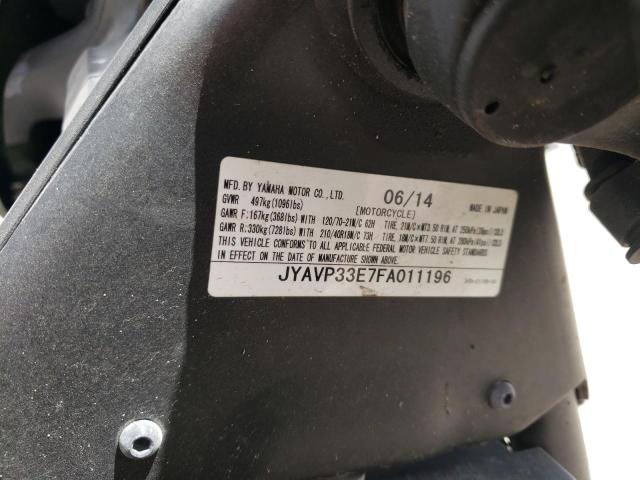 2015 YAMAHA XVS1300 CU JYAVP33E7FA011196